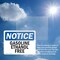 Signmission Gasoline Ethanol Free OSHA Notice Sign, Plastic, 10in W x 7in L, 2PK OS-2PACK-NS-P-710-L-13062 - alternate 7